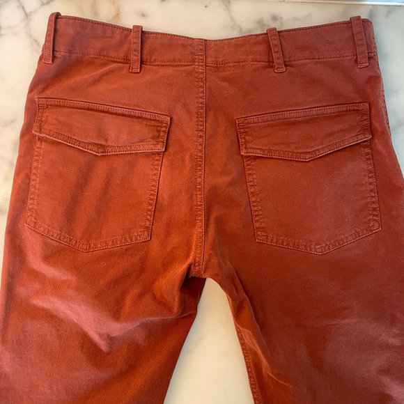 Nili Lotan Jenna Cargo Pants | SIZE 2 | Rust/Maple - Picture 5 of 8
